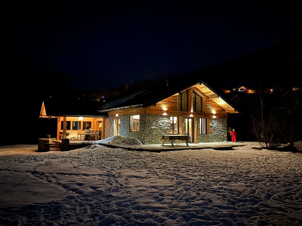 Chalet de l'Alpette en hiver à Valloire